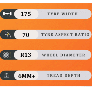175/70/13 6MM+
