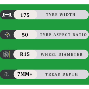 175/50/15 7MM+