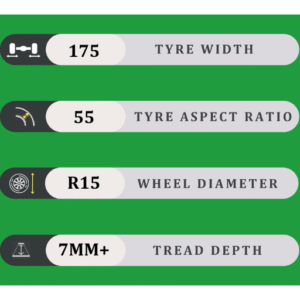 175/55/15 7MM+