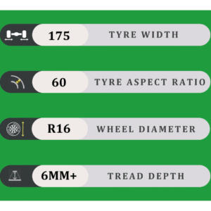 175/60/16 6MM+