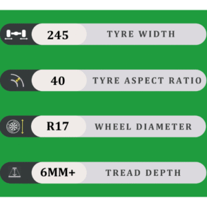 245/40/17 6MM+